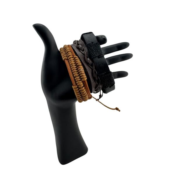 Wrist Wardrobe: 3 Leather Cuffs for Every Mood & Misadventure - Picture 3 of 3